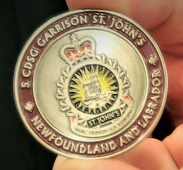 Garrison St. John’s new coin