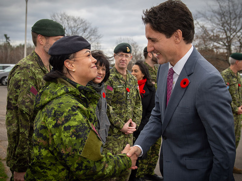 The Prime Minister Visits Gagetown
