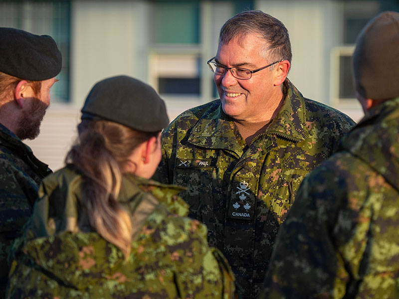 Army Commander Visits Gagetown