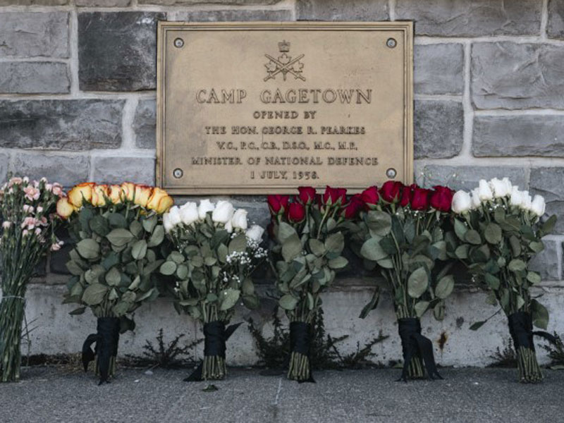 Jour de deuil : Le BS 5 Div CA Gagetown se souvient
